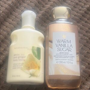 Bath and body works discontinued warm vanillia bath and white tea and ginger
